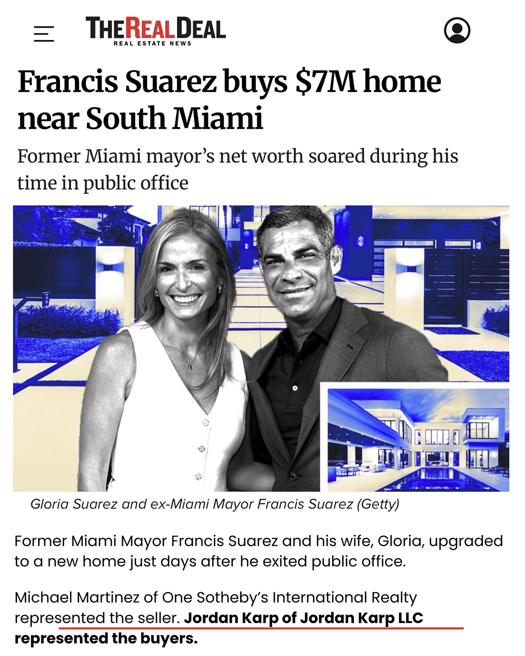 Francis Suarez buys $7M home near South Miami